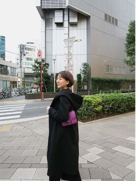 「 littleblack」｜LITTLEBLACKさん（レディース・162cm）の冬コーディネート