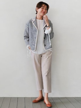 「 大人カジュアル」｜LITTLEBLACKさん（レディース・162cm）の春コーディネート