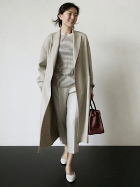 「HERMES（エルメス）のアイテム（バッグ）」を使った、LITTLEBLACKさん（レディース・162cm）の春コーディネート