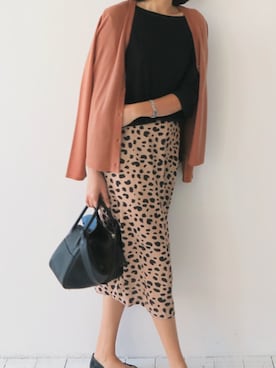 「HERMES（エルメス）のアイテム（バッグ）」を使った、LITTLEBLACKさん（レディース・162cm）の秋コーディネート