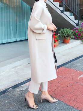 「coat」｜LITTLEBLACKさん（レディース・162cm）の秋コーディネート