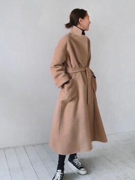 「coat」｜LITTLEBLACKさん（レディース・162cm）の秋コーディネート