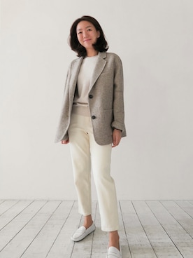 「jacket 」｜LITTLEBLACKさん（レディース・162cm）の秋コーディネート