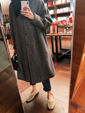 「sandals」｜LITTLEBLACKさん（レディース・162cm）の冬コーディネート