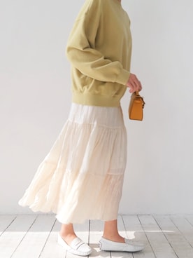 「skirt」｜LITTLEBLACKさん（レディース・162cm）の冬コーディネート