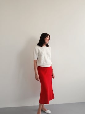 「skirt」｜LITTLEBLACKさん（レディース・162cm）の冬コーディネート