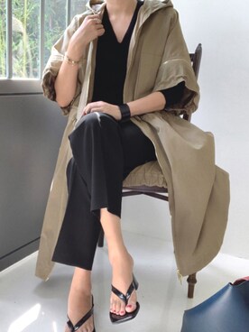 「outwear」｜LITTLEBLACKさん（レディース・162cm）の秋コーディネート