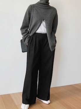 「weekend」｜LITTLEBLACKさん（レディース・162cm）の冬コーディネート