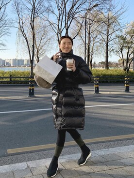 「outwear」｜LITTLEBLACKさん（レディース・162cm）の冬コーディネート
