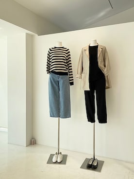 「韓国ファッション」｜LITTLEBLACKさん（レディース・162cm）の春コーディネート