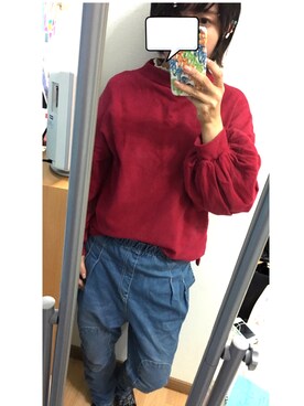 「MONKI（モンキ）のアイテム（ソックス/靴下）」を使った、3!5(sacco)さん（レディース・158cm）の冬コーディネート