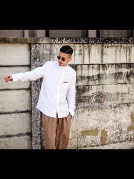 「サブサエティ(Subciety)」｜Felipe Fumio Kikutaさん（メンズ・175cm）の春コーディネート