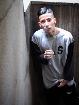 「SBCY Sport（エスビーシーワイスポーツ）のアイテム」を使った、Felipe Fumio Kikutaさん（メンズ・175cm）の秋コーディネート