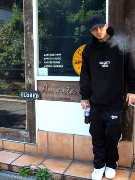 「SBCY Sport（エスビーシーワイスポーツ）のアイテム」を使った、Felipe Fumio Kikutaさん（メンズ・175cm）の秋コーディネート