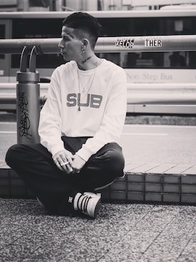 「SBCY Sport（エスビーシーワイスポーツ）のアイテム」を使った、Felipe Fumio Kikutaさん（メンズ・175cm）の秋コーディネート