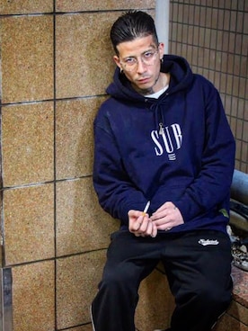 「SBCY Sport（エスビーシーワイスポーツ）のアイテム」を使った、Felipe Fumio Kikutaさん（メンズ・175cm）の秋コーディネート