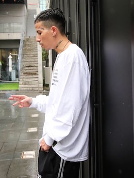 「SBCY Sport（エスビーシーワイスポーツ）のアイテム」を使った、Felipe Fumio Kikutaさん（メンズ・175cm）の秋コーディネート