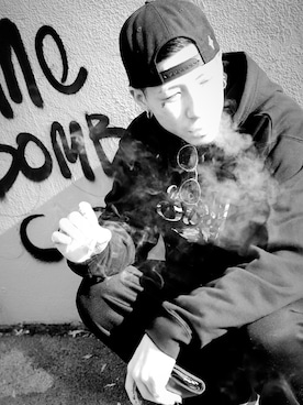 「SBCY Sport（エスビーシーワイスポーツ）のアイテム」を使った、Felipe Fumio Kikutaさん（メンズ・175cm）の冬コーディネート