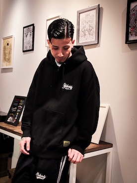 「SBCY Sport（エスビーシーワイスポーツ）のアイテム」を使った、Felipe Fumio Kikutaさん（メンズ・175cm）の冬コーディネート