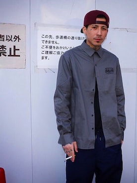 「limited」｜Felipe Fumio Kikutaさん（メンズ・175cm）の春コーディネート