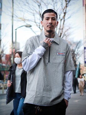 Felipe Fumio Kikutaさん（メンズ・175cm）の春コーディネート