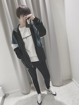 「ストリート服が好き」｜「アイテム（その他アウター）」を使った、まーさん（レディース・173cm）の秋コーディネート