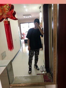 b大猩猩さん（メンズ・175cm）の春コーディネート