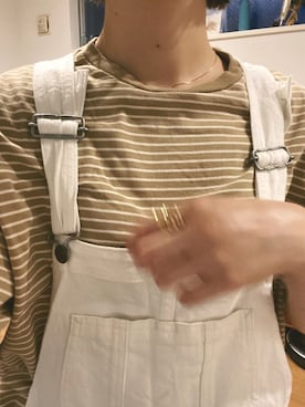 「ラフスタイル」｜「アイテム（オールインワン・サロペット）」を使った、まさみさん（レディース・159cm）の夏コーディネート