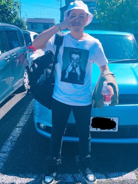 「MACKDADDY（マックダディー）のアイテム（パンツ）」を使った、Shun Watanabeさん（メンズ・165cm）の秋コーディネート