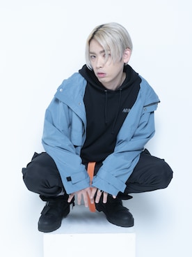 「STUDIOUS（ステュディオス）のアイテム（マウンテンパーカー）」を使った、adansさん（メンズ・175cm）の冬コーディネート
