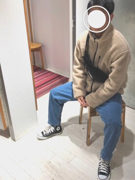 「DISCUS（ディスカス）のアイテム（スウェット）」を使った、いちさん（メンズ・167cm）の秋コーディネート