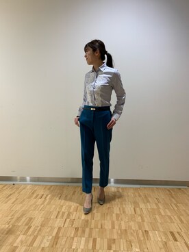 「ナラカミーチェ」｜エレナさん（レディース・162cm）の冬コーディネート