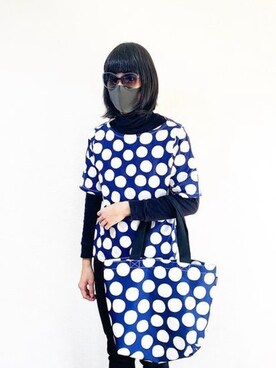 Marimekko マリメッコ のトートバッグを使った人気ファッションコーディネート 身長 181cm 190cm Wear