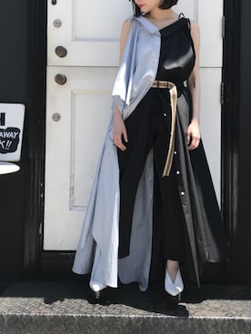 「CRY.（クライ）のアイテム」を使った、CRY. mizukiさん（レディース・149cm）の夏コーディネート