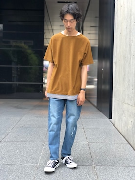 「パイル」｜「アイテム（その他）」を使った、__k2_mtさん（メンズ・173cm）の夏コーディネート