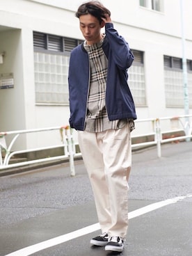 「CIAOPANIC TYPY（チャオパニックティピー）のアイテム（ブルゾン）」を使った、__k2_mtさん（メンズ・173cm）の春コーディネート