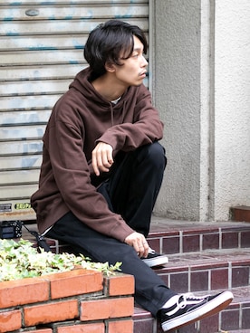 「ブラウン×ブラック」｜「アイテム（その他）」を使った、__k2_mtさん（メンズ・173cm）の秋コーディネート