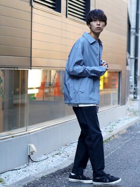「CIAOPANIC TYPY（チャオパニックティピー）のアイテム（ブルゾン）」を使った、__k2_mtさん（メンズ・173cm）の冬コーディネート