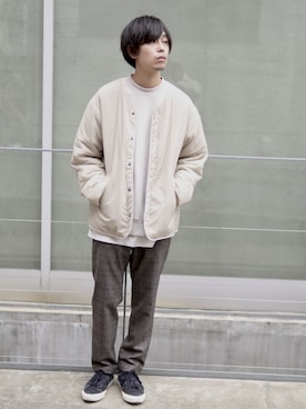 「CIAOPANIC TYPY（チャオパニックティピー）のアイテム（ブルゾン）」を使った、__k2_mtさん（メンズ・173cm）の秋コーディネート