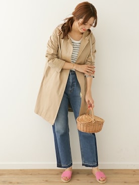 「URBAN RESEARCH DOORS WOMENS（アーバンリサーチ ドアーズ ウィメンズ）のアイテム（その他アウター）」を使った、DOORS WOMENSさん（レディース・168cm）の春コーディネート