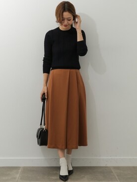 「URBAN RESEARCH DOORS WOMENS（アーバンリサーチ ドアーズ ウィメンズ）のアイテム（ニット/セーター）」を使った、DOORS WOMENSさん（レディース・168cm）の秋コーディネート