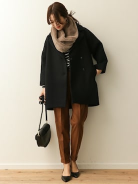 DOORS WOMENSさん（レディース・168cm）の冬コーディネート