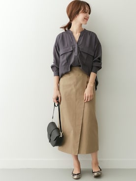 「MARCO BIANCHINI（マルコビアンチーニ）のアイテム」を使った、DOORS WOMENSさん（レディース・168cm）の春コーディネート