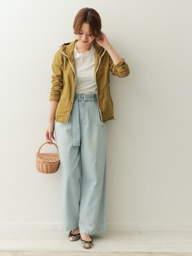 「Hanes」｜「アイテム（その他アウター）」を使った、DOORS WOMENSさん（レディース・168cm）の冬コーディネート