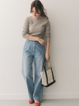 「リブT」｜DOORS WOMENSさん（レディース・168cm）の秋コーディネート