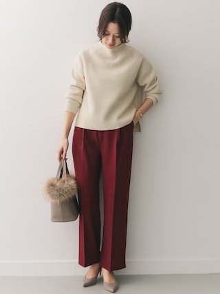 URBAN RESEARCH DOORS ハミルトンウール畦ボトルネックニット URBAN RESEARCH DOORS（アーバンリサーチドアーズ）の「ハミルトン