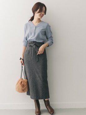 DOORS WOMENSさん（レディース・168cm）の冬コーディネート