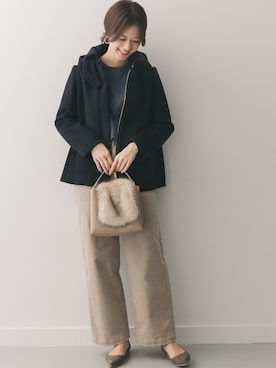 DOORS WOMENSさん（レディース・168cm）の冬コーディネート