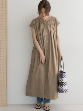 「ワンピース×デニム」｜DOORS WOMENSさん（レディース・168cm）の春コーディネート