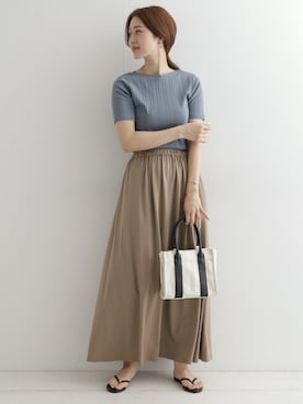 「トングサンダル」｜「アイテム（ビーチサンダル）」を使った、DOORS WOMENSさん（レディース・168cm）の春コーディネート